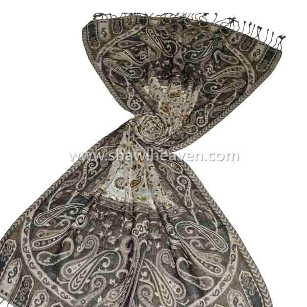Indian hijab scarf made from organic wool